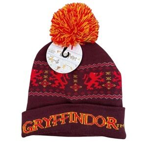 Harry‎ Potter Gryffindor Snow Beanie Pom Bobble Hat